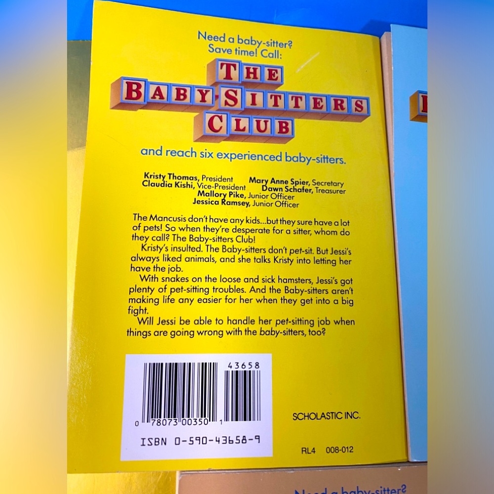 The Baby-Sitters Club Book Vintage 80’s Set By Apple Paperbacks (7) Books - Picture 10 of 16